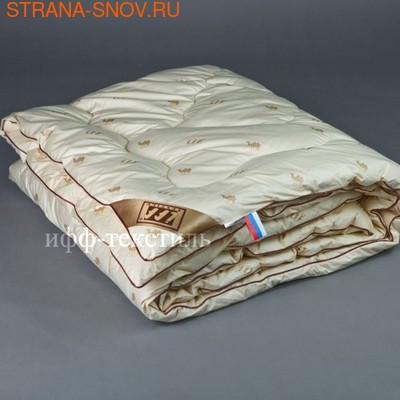 Одеяло верблюжья шерсть Сахара SN-Textile зимнее 1,5сп, 2сп, евро (фото, вид 1)