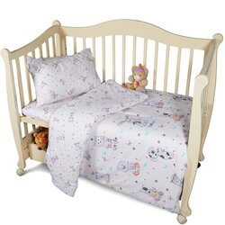 MS-5 Sailid постельное белье в детскую кроватку хлопок сатин. Вид 2