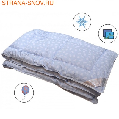 Одеяло Лебяжий пух тик SN-Textile зимнее 1,5сп, 2сп, евро (фото)