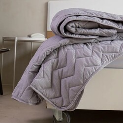 Одеяло лебяжий пух SOFT STRIPE всесезонное 1,5сп, 2сп, евро